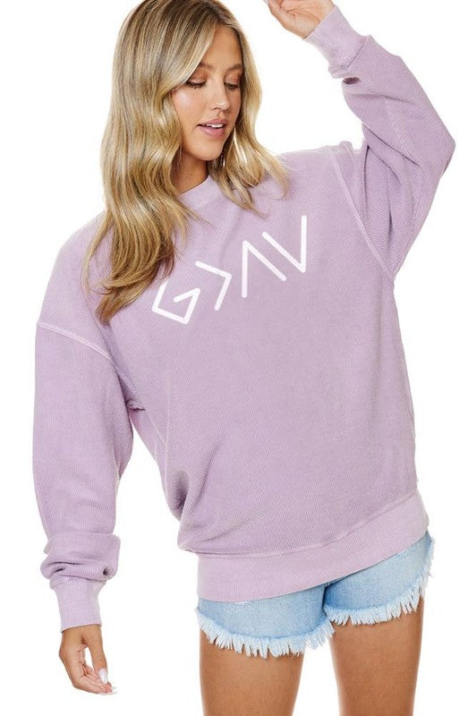 God is greater sweatshirt