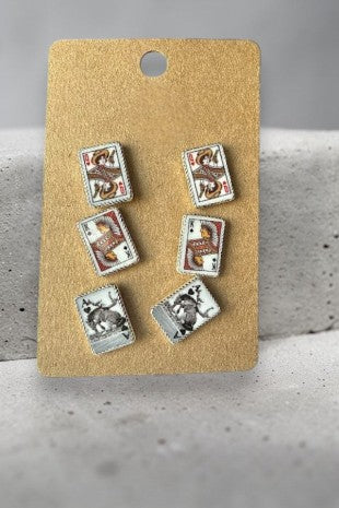 Western Trio Earring Set
