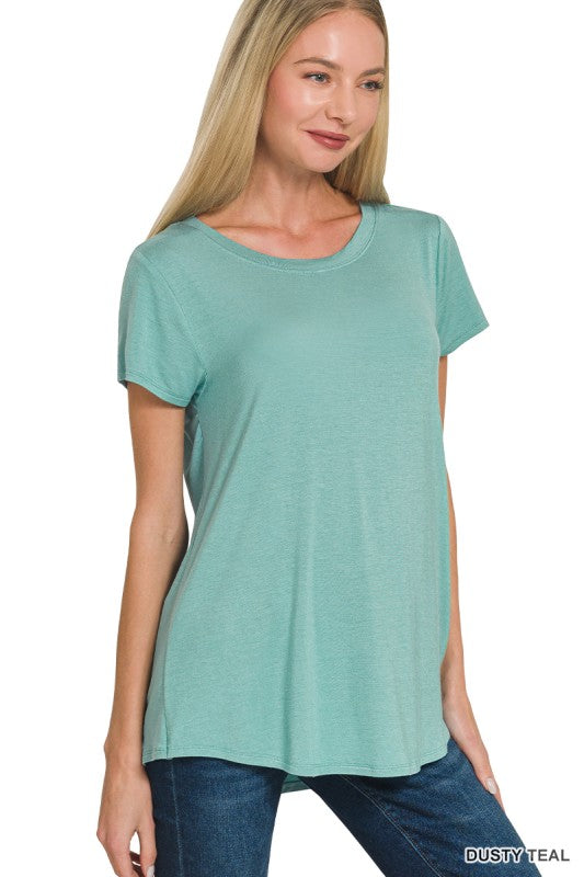 Dusty Teal Cozy Tee