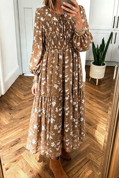 Boho Floral Maxi Dress
