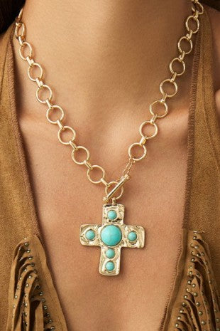 Turquoise Cross