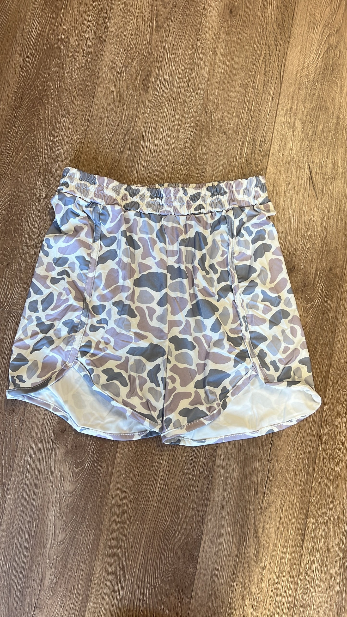 Grey Camo Shorts