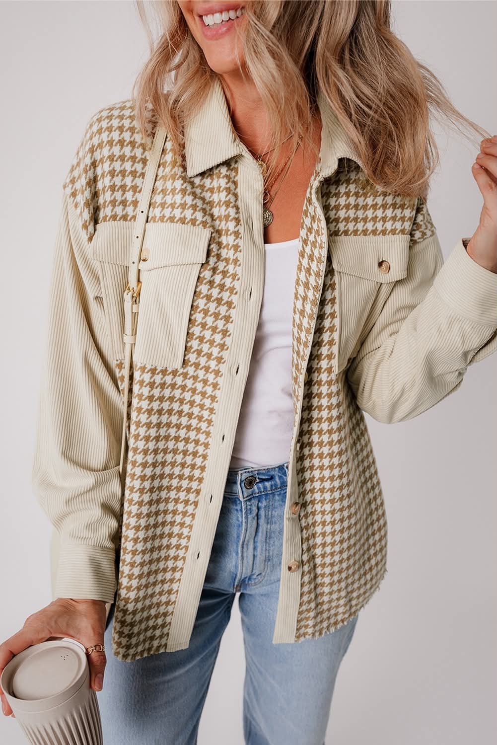 Houndstooth Shacket