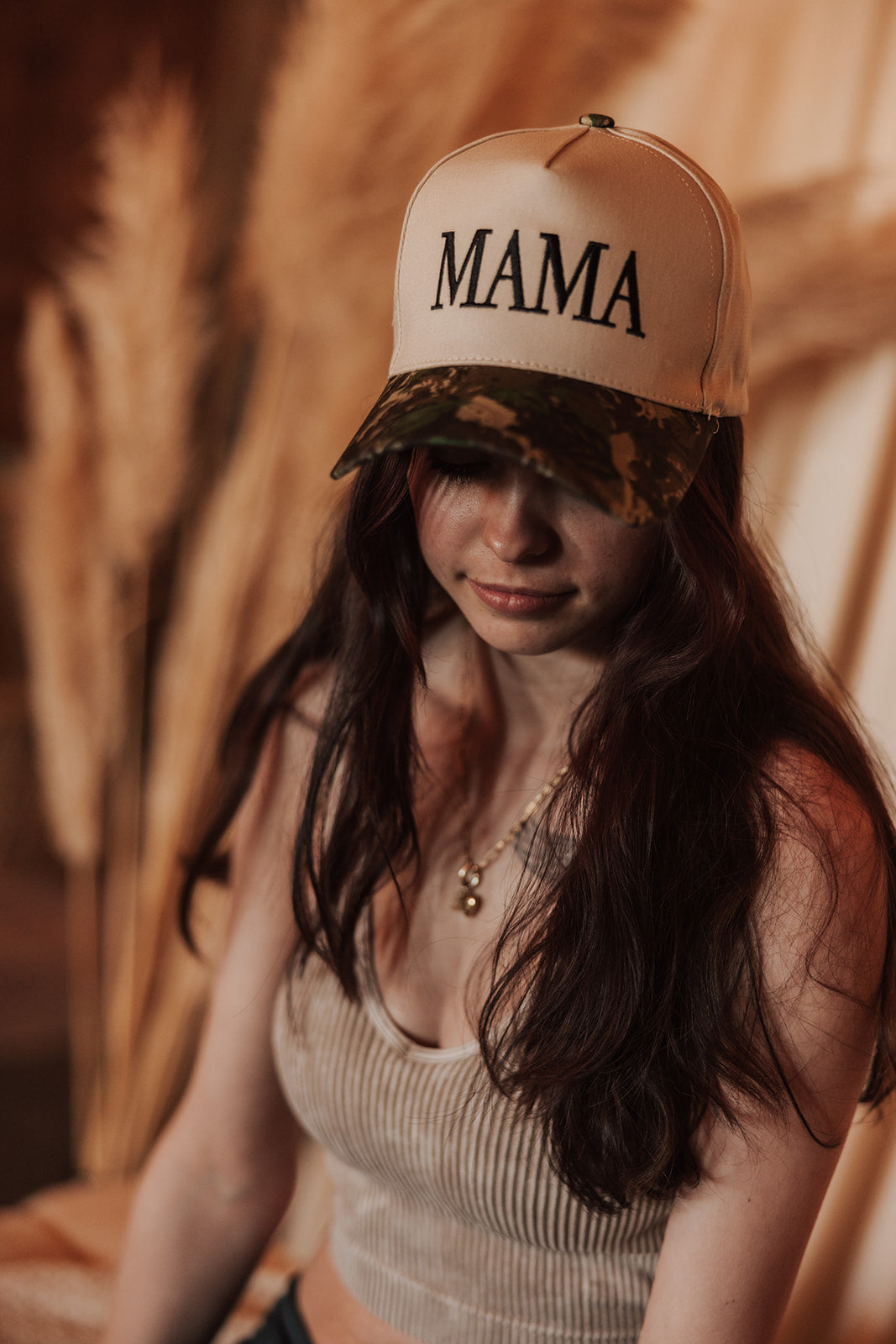 Mama Trucker Hat-Camo