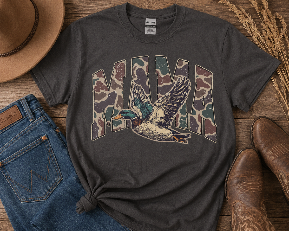 Camo Mama Duck T-Shirt