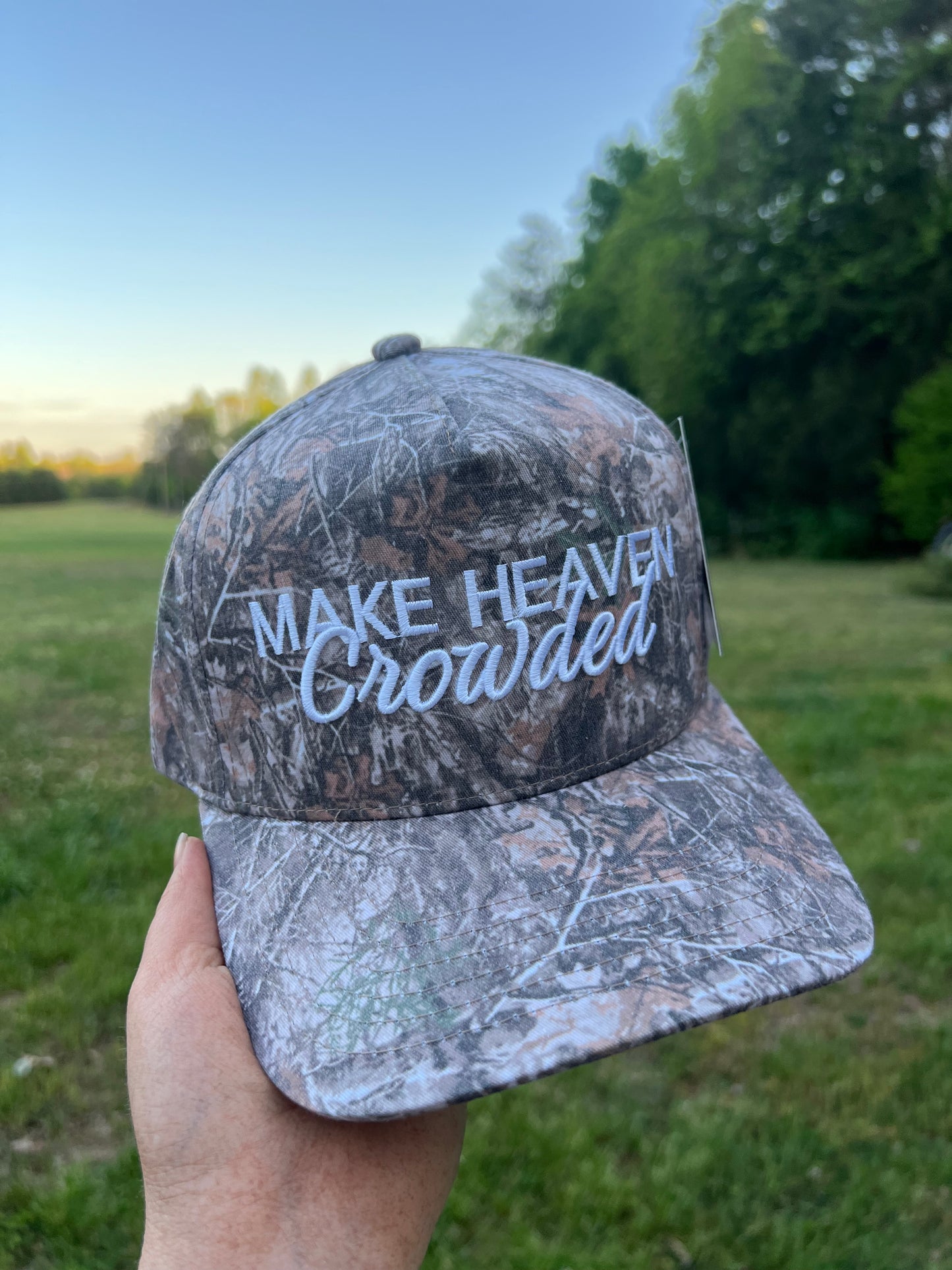 Make Heaven Crowded Trucker Hat