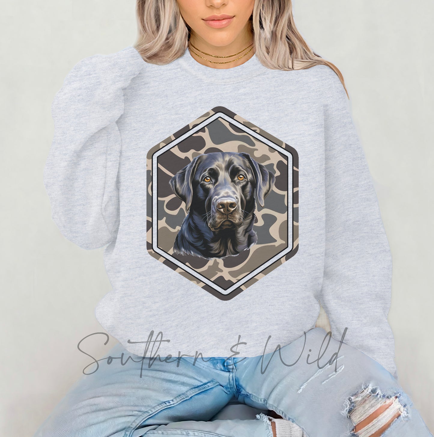 Camo Dog Sweatshirt