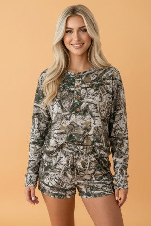 Long sleeve Camo Set