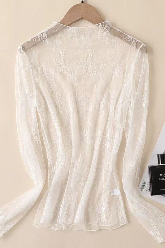 White Lace Top