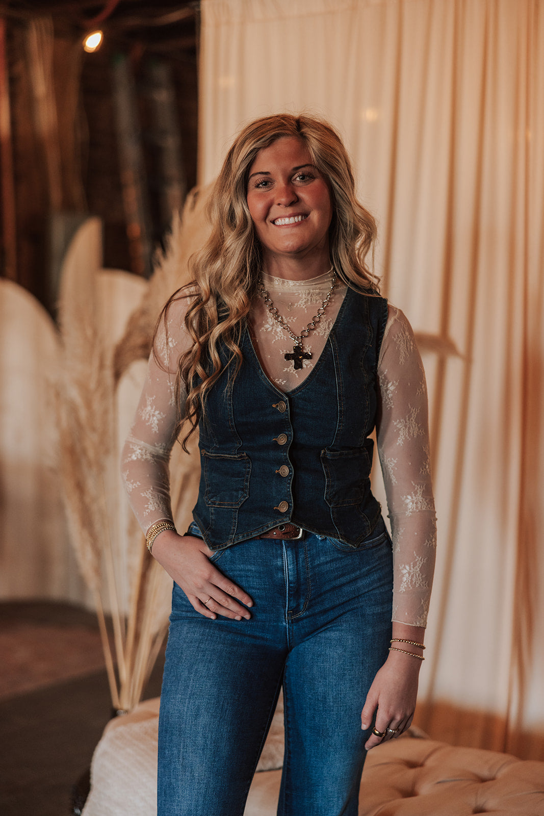 Dark Denim Vest