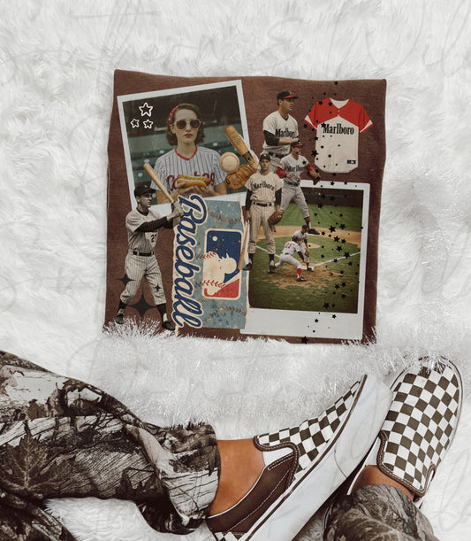 Baseball Collage T-Shirt