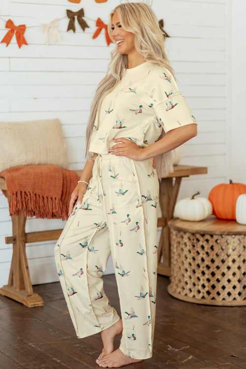 Duck Print 2 piece Set