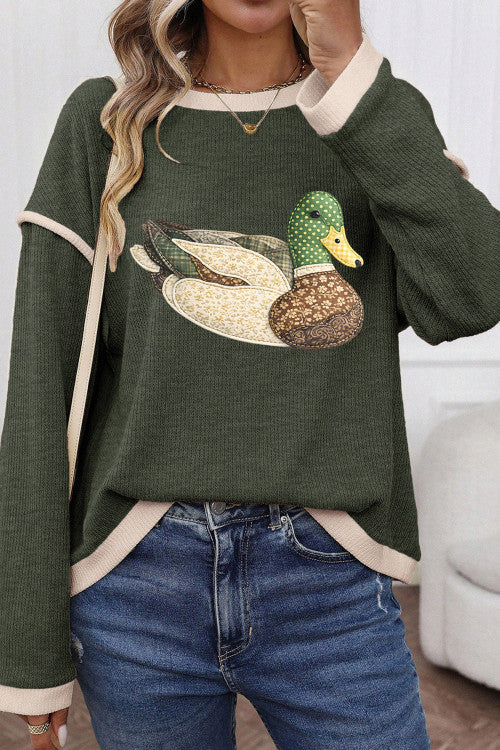 Green Duck Sweatshirt