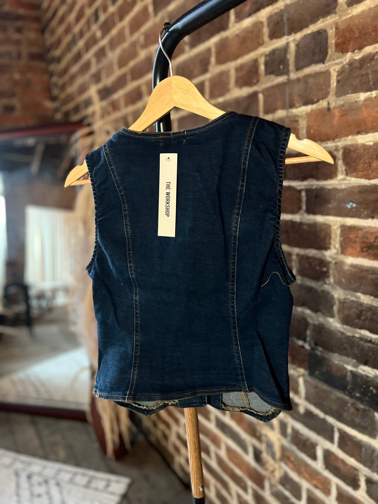 Dark Denim Vest