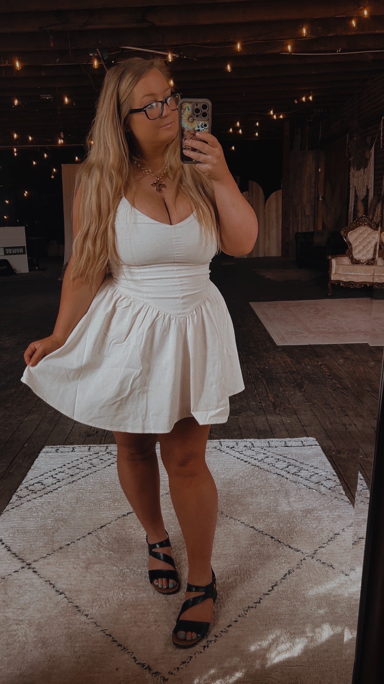 Natural Mini Dress