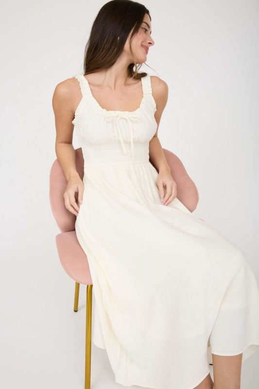 Ivory Midi Dress