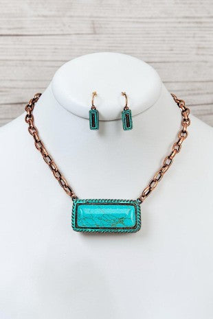 Turquoise Bar Set