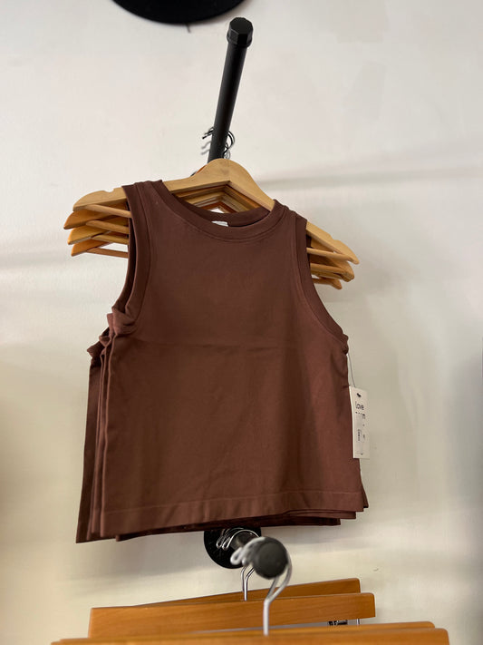 Brown Seamless Tank