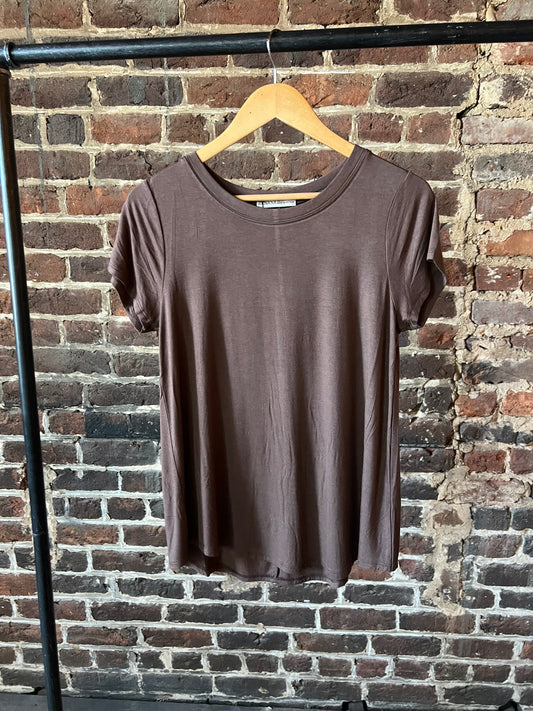 Brown Cozy Tee
