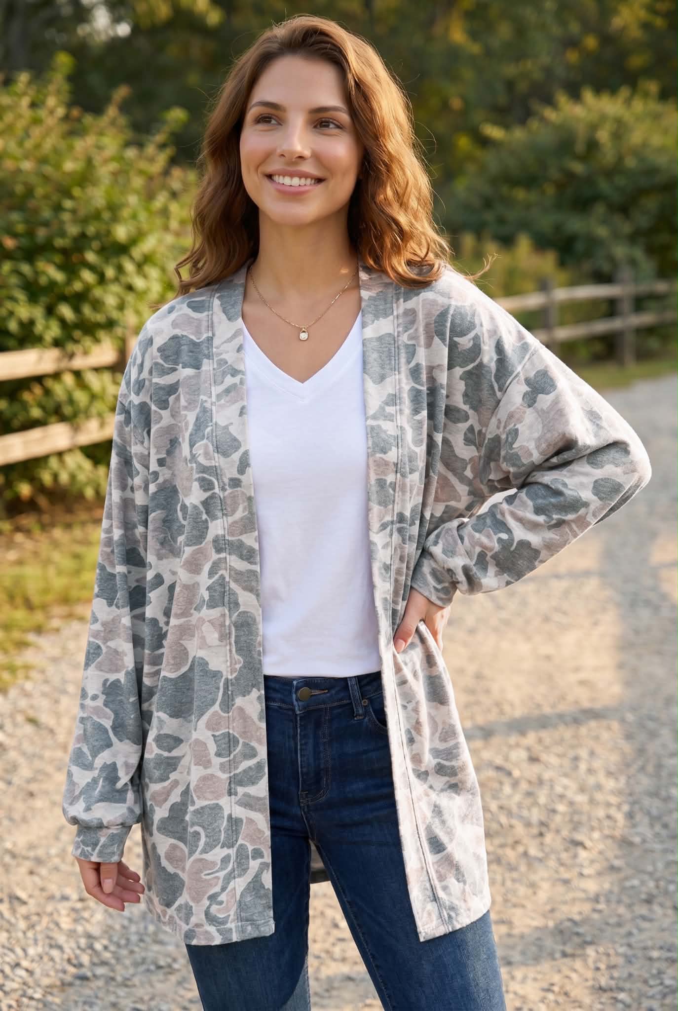 Camo Cardigan