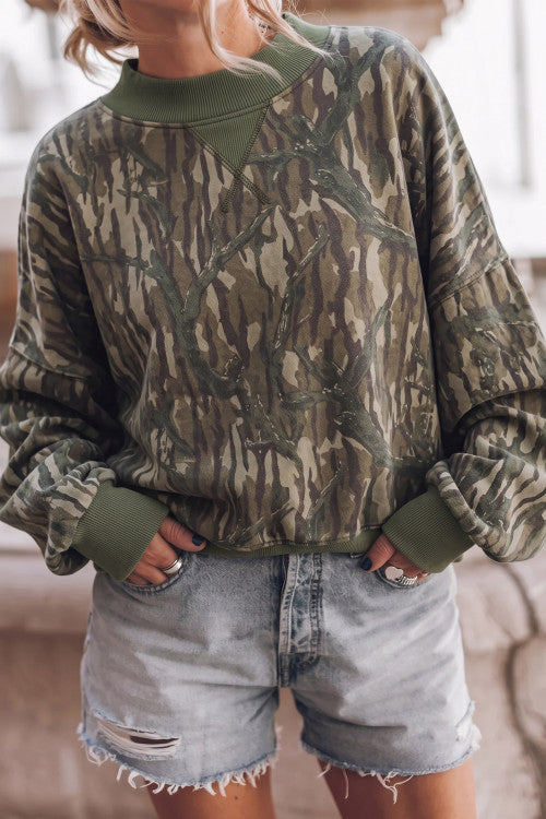 Bottomland Camo Crewneck Sweatshirt- PRE ORDER