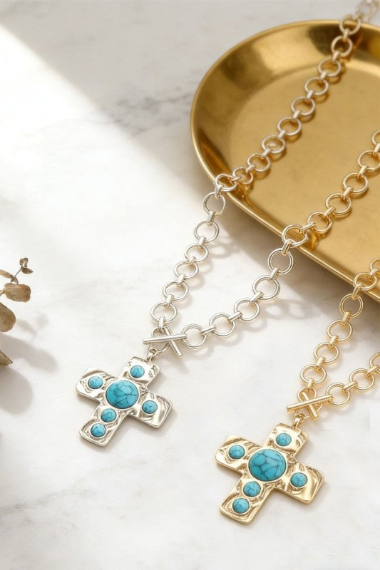 Turquoise Cross