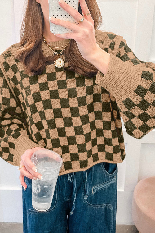 Checkered Sweater