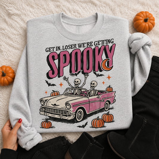 Get in losers, we’re getting spooky sweatshirt