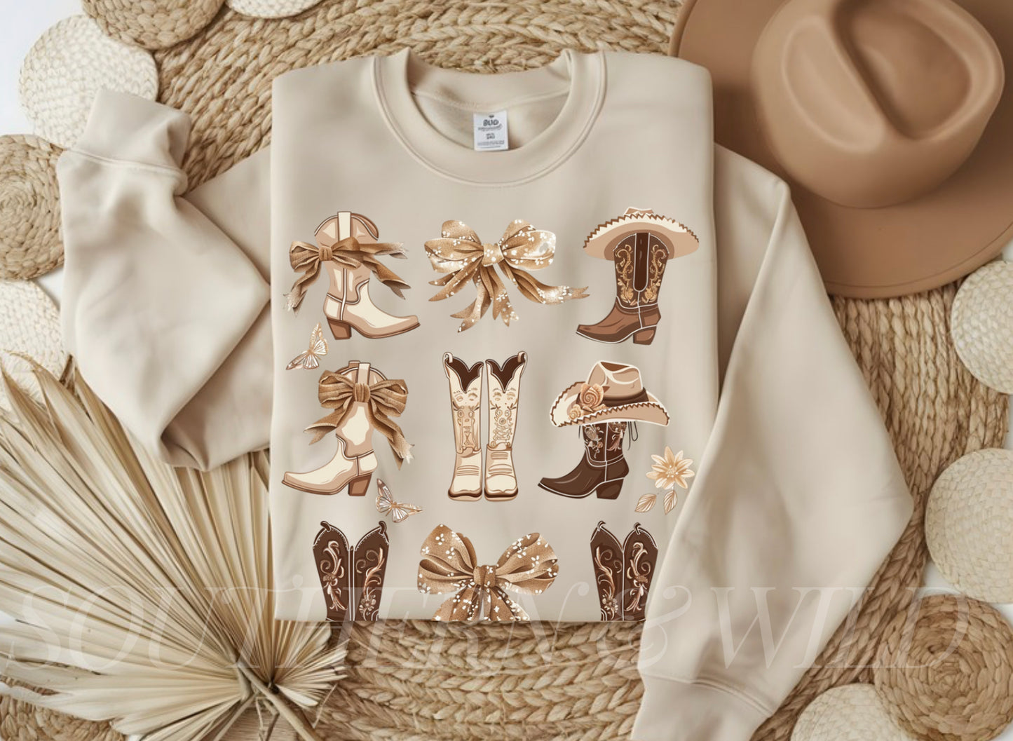 Boots and Bows Sweatshirt