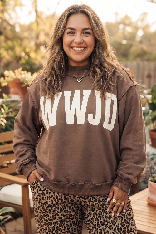 WWJD/AMEN Plus Size Pullover