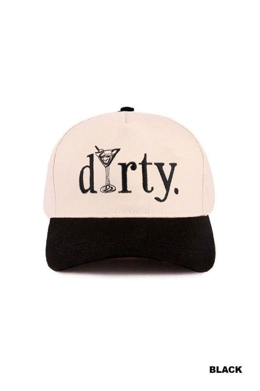 Dirty Martini- Black Trucker Hat