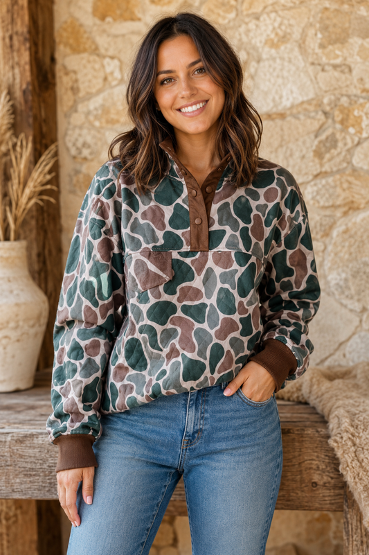 Duck Camo Pullover