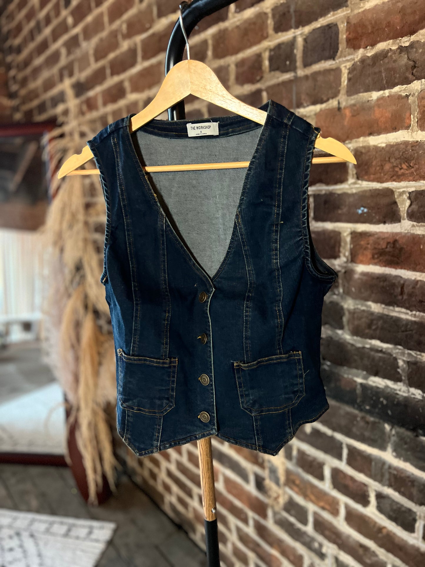 Dark Denim Vest