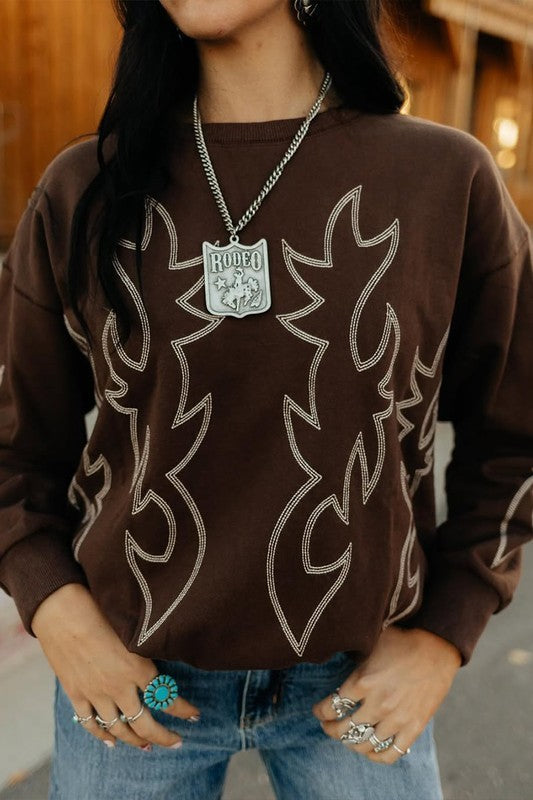 Western Stitch Sweater