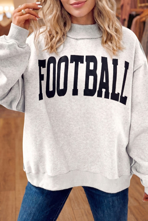 Football Game Day  Double Side Printed Reversible Sweatshirt
