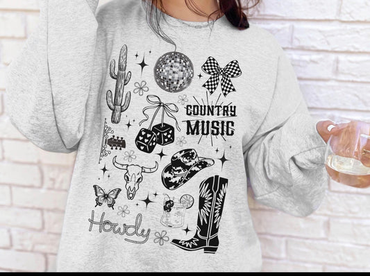 Country Music Sweatshirt