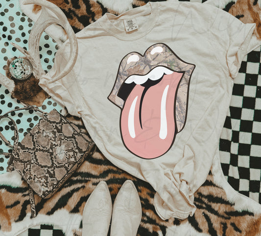 Camo Tongue T-Shirt