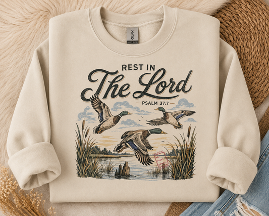 Rest in the Lord Sweatshirt