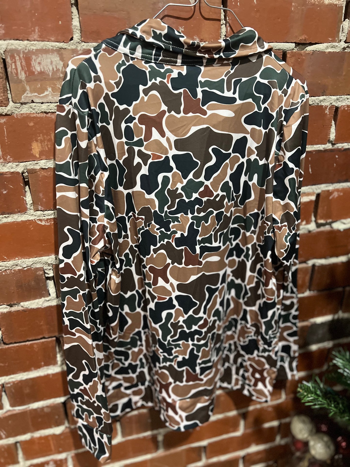 Duck Camo 1/4 Zip Jacket